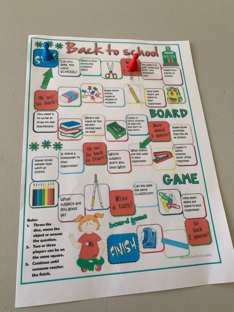 back to school board game 1 1